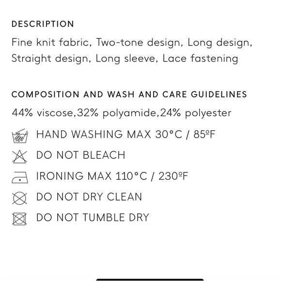 Mango Bicolor Long Cardigan Coat - Picture 13 of 15